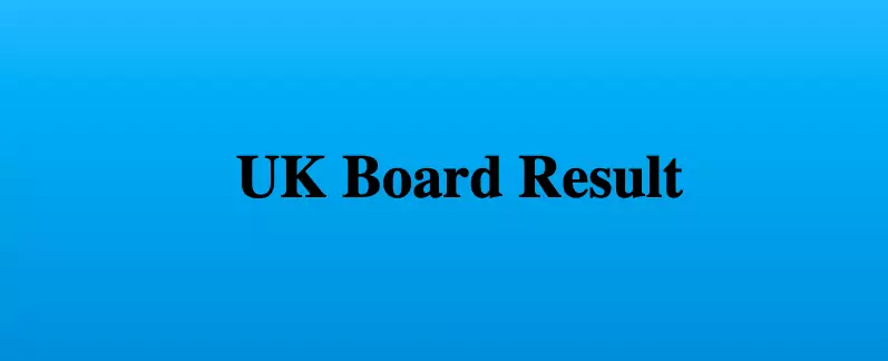 UK Board Result
