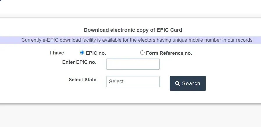 Voter id card epic download ref