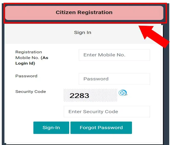 Sauchalay Online Registration form