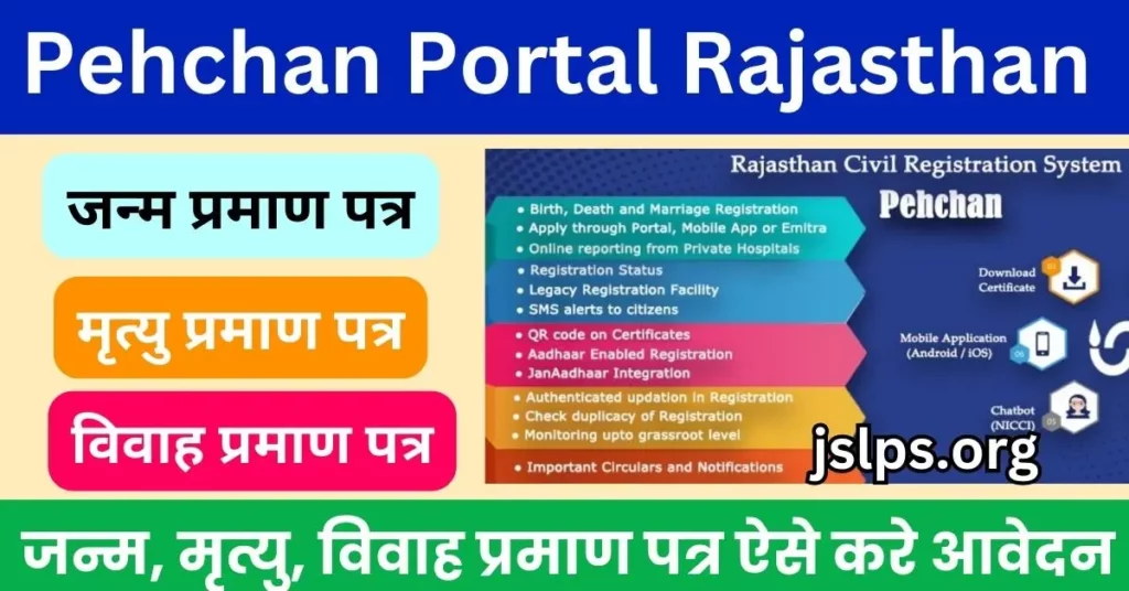  Pehchan Portal Rajasthan 