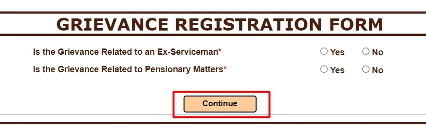 raksha pension grievance registration