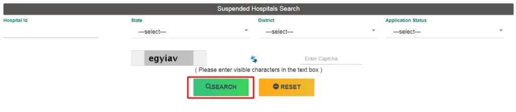 suspended hospital list